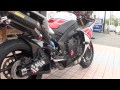 素敵な女性ライダー　AKRAPOVICサウンドを聞け　YAMAHA　2012　YZF-R1　YZF-R1 WGP50th Anniversary Edition　JN599