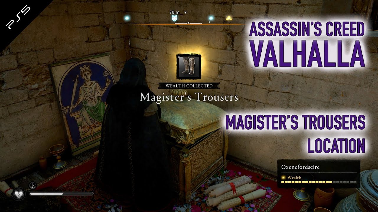 Assassin's Creed Valhalla - Location of the Magister's Trousers - PS5