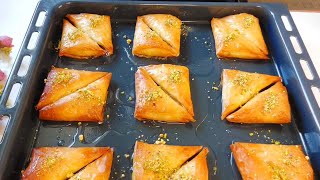 بقلاوة بالقشطة ❗️راح نعمل اليوم أشهر حلويات تركية?بمكونات سهلة Turkey sweets famous new shape