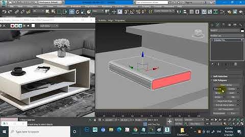 3Dsmax Tutorials, Tutorial on Modeling a Stylish Coffee Table in 3dsmax.