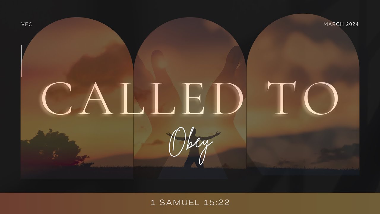 Called To Obey | VFC Melbourne | Ray Chee | (March 2024) - YouTube