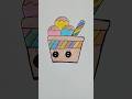 ice cream easy drawing 🍨✨#drawing #magic #art #viral #easydrawing #artvideo