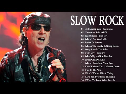 Aerosmith, Whitesnake, CCR, Bon Jovi, Guns & Roses, Scorpions - Best Of Slow Rock 70s 80s 90s