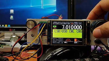 Using Frequency storage function in uBITX with Nextion LCD - Improvements Parts#3