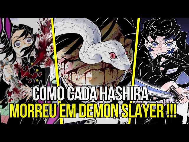 Qual Hashira sobreviveu ao final do Demon Slayer?