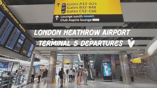 London Heathrow Terminal 5 Departures (Landside & Airside)  / September 2023