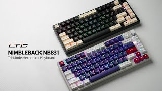 LTC Nimbleback NB831 75% Tri Mode Mechanical Keyboard with Knob