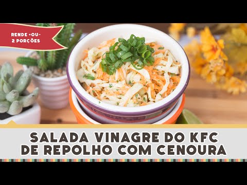 Salada Vinagrete do KFC (Coleslaw) - Receitas de Minuto EXPRESS #190