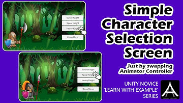 Unity Beginners - Simple Character Selection Screen