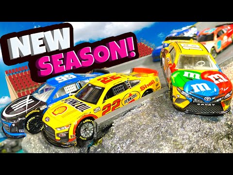 BIG CRASHES & CLOSE FINISHES With The NASCAR Next Gen! (CRL Diecast Racing)