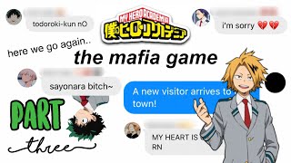 bnha texts | pLoT tWiSt aCtiVaTeD (the mafia game pt. 3)