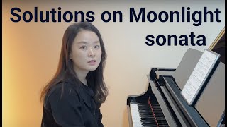 Solutions on Moonlight sonata [Perf.Vid. at the end with reducing reverb]]