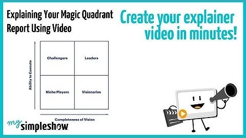 Explaining Your Magic Quadrant Report Using Video - mysimpleshow