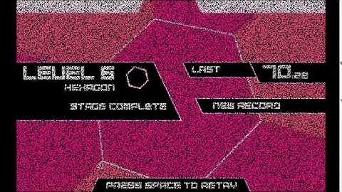 Super Hexagon all levels completed + game ending