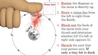 Determining Moon Phases from a Diagram