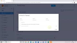 Pizza chat bot using dialog flow