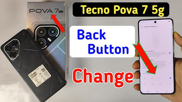 Tecno pova 7 5g back button setting/Tecno pova 7 back button change/Tecno pova 7 navigation gesture
