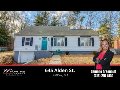 645 Alden Street, Ludlow, MA home video tour