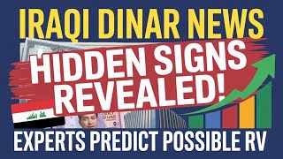 BREAKING: Hidden Signals Point to a Major Iraqi Dinar Revaluation — Experts Warn What’s Coming! 💰🏦