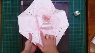 Cake tutorial for Wedding Exploding Box Card
