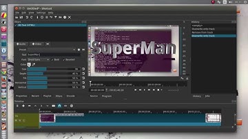 Shotcut video editor 14.11 on Ubuntu linux