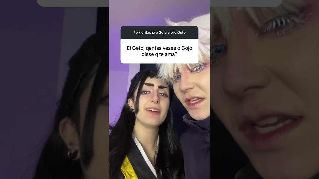 GOJO E GETO RESPONDEM #cosplay #jujutsukaisen @Nandalorenzine