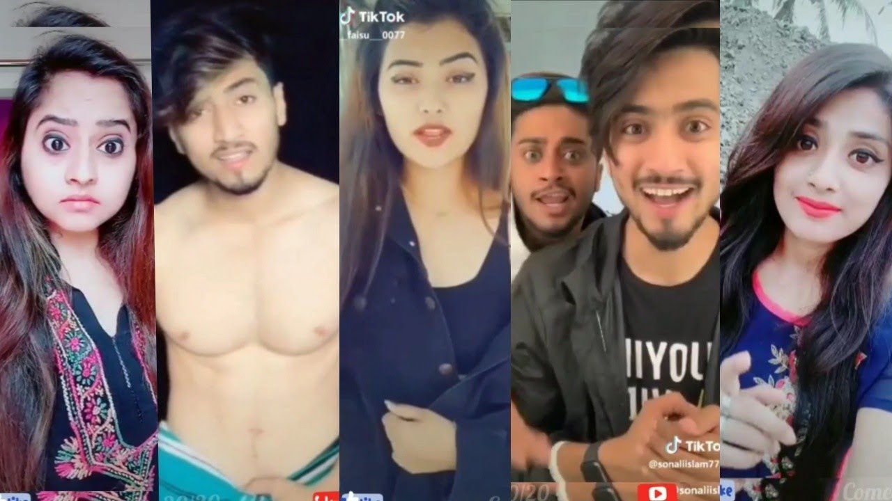 Duets  Musically Video  Faisu, Hasnain, Adnana with beautiful girls | Tik Tok  Comedy Videos