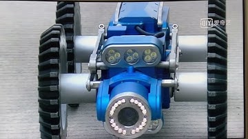 Sewer/drain pipe inspection camera pipeline crawler robot for drainage inspection