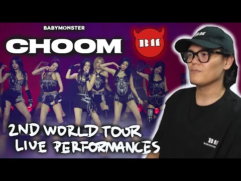 BABYMONSTER 베이비몬스터 2nd World Tour Choom Performances REACTION