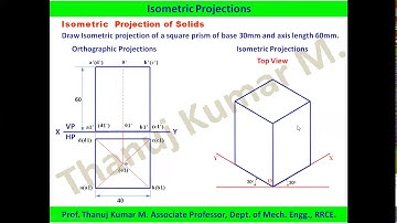 Isometric Projections of the Solids Part 1