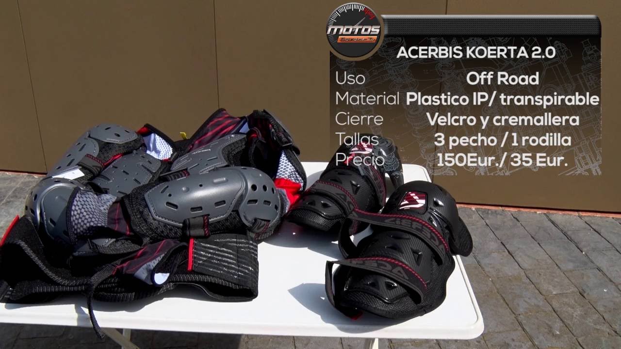 Acerbis koerta protectores chaqueta 2.0 Motocross Enduro Protektor 