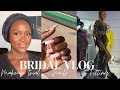 Makeup trial dress fittings nails and more  bridal vlog episode 5