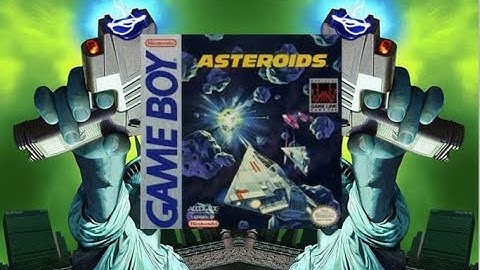 Asteroids Nintendo Game Boy ATARI ACCOLADE 1992