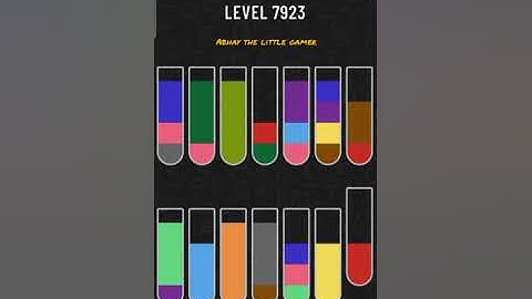 Water sort puzzle level 7923