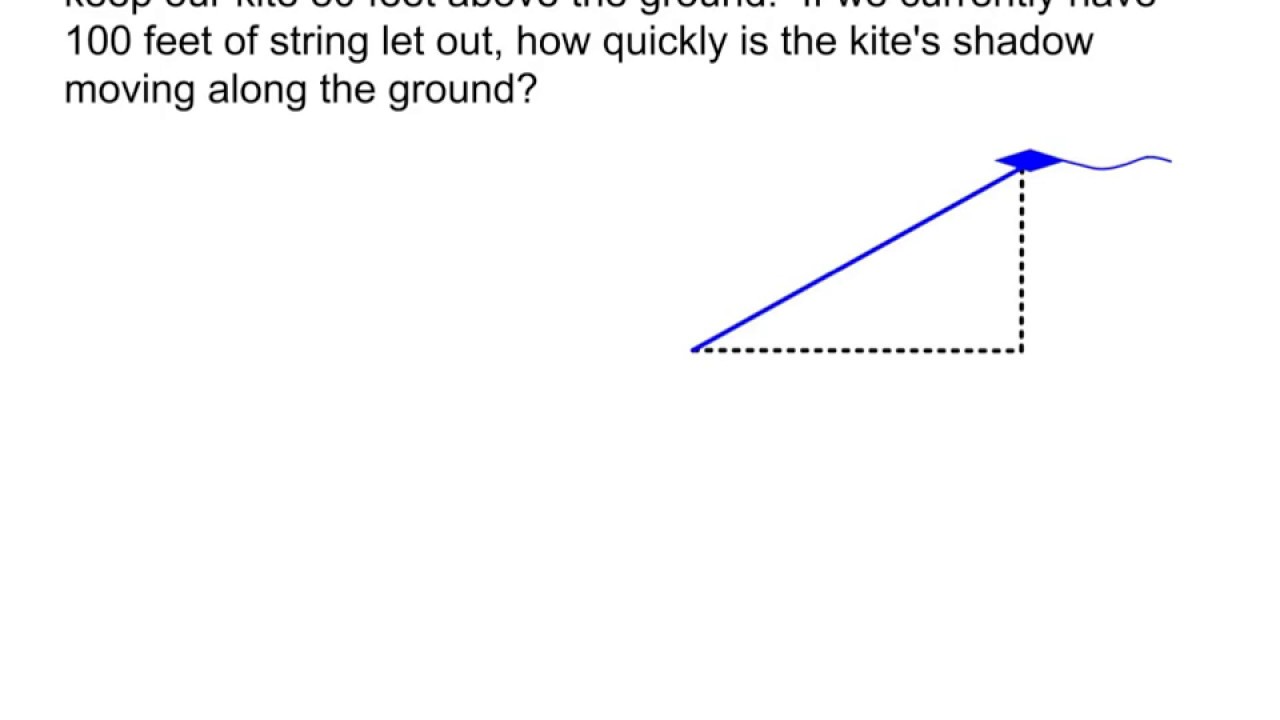 Related Rates, Kite 2 YouTube