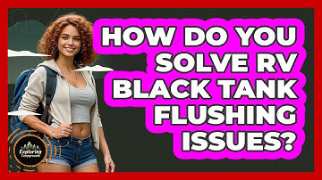 How Do You Solve RV Black Tank Flushing Issues? - Exploring Campgrounds