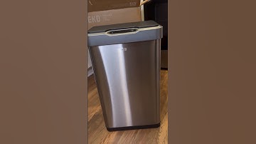 Transform your kitchen with the EKO Mirage-T 50L Touchless Trash Can!