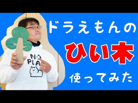 ドラえもんのひみつ道具【ひい木】実際に使ってみた
