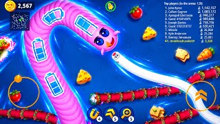 Big Snake Worms Zone .io – Hungry Snake Best Gaming 2026 😱| Big Snake Game Full Gameplay Android screenshot 4