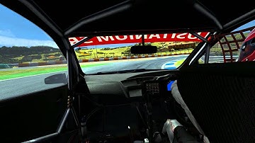 rf2 Gameplay rFactor 2 Honda Civic BTCC Estoril (Online Race onboard lap)