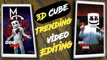 How to make Trending 3D cube video editing in kinemaster Tutorial|| wattsapsatus in 2020