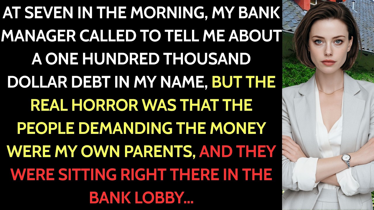 At 7 AM My Bank Manager Called About $100K Debt—My Parents Opened a Card in My Name and…