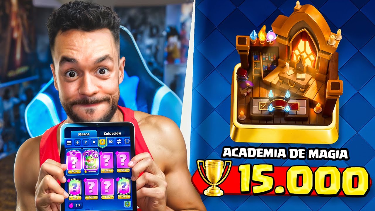 CONSIGO 15.000 COPAS CON EL MAZO MÁS ROTO DE CLASH ROYALE - TheGrefg