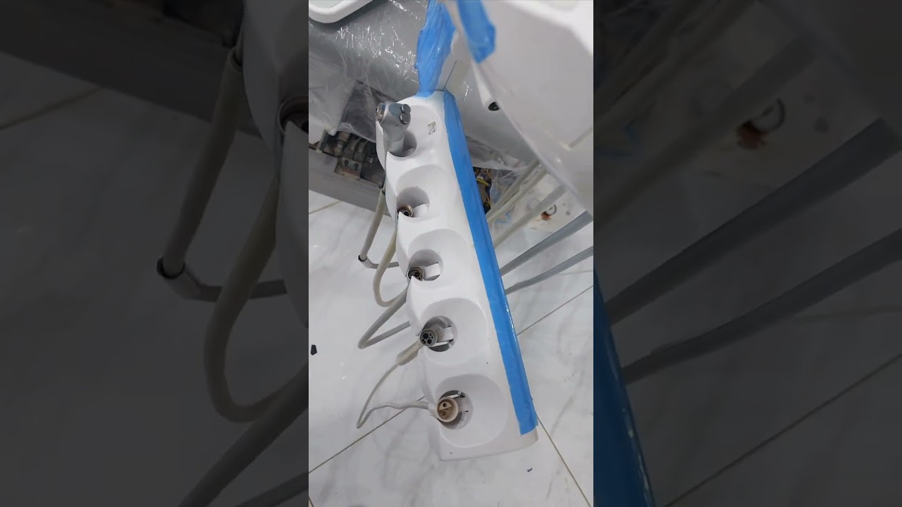 شرح الجزء العملي لمسار الهواء والماء لكرسي الاسنان celeb belmont