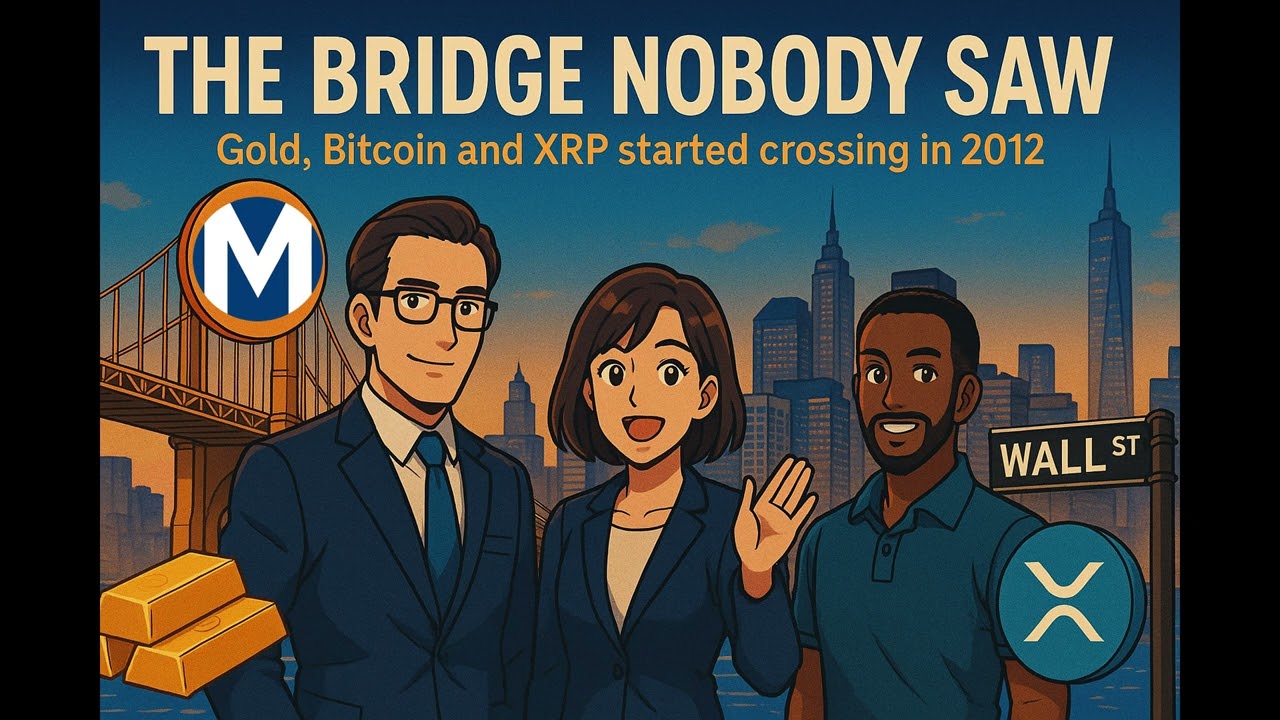Первый криптомост Уолл-стрит: золото ↔ биткоин ↔ XRP (истоки токенизированных финансов в 2012 году)