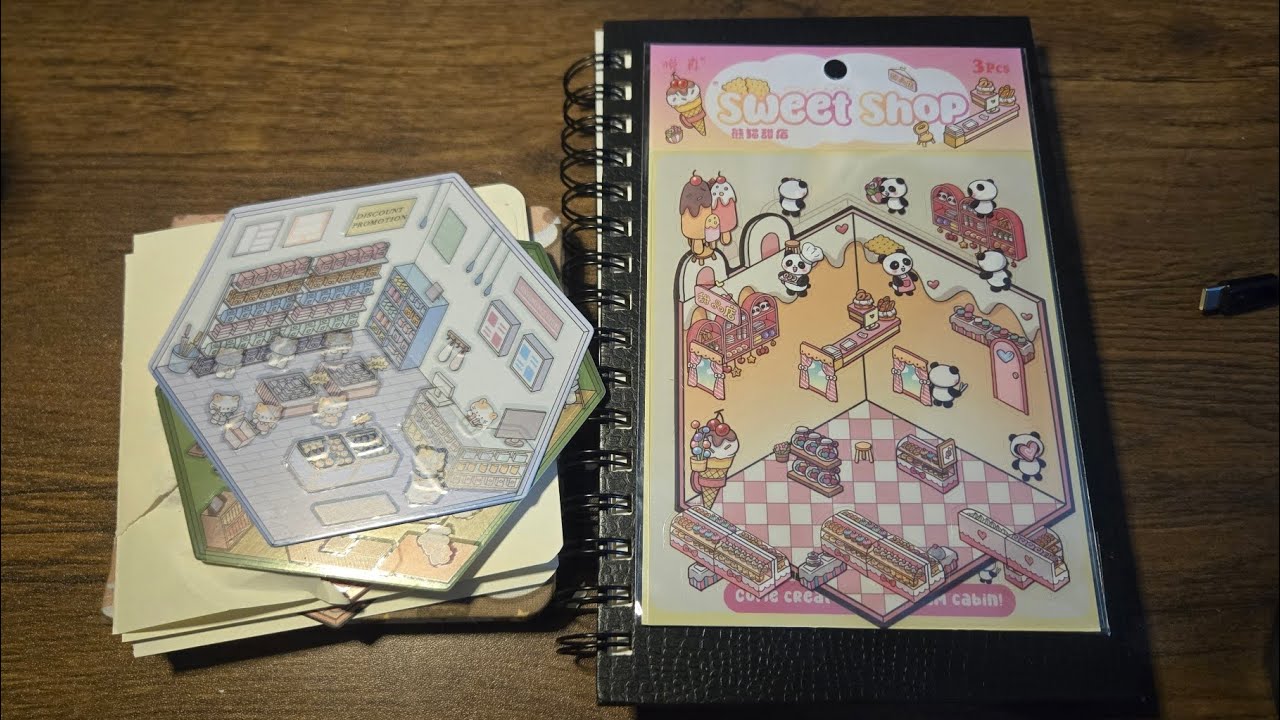 ASMR-сцена с расслабляющими мини-стикерами | Тихий голос | Уютное развлечение