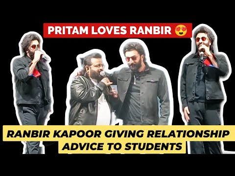Ranbir Kapoor LIVE at Galgotias University along with music composer Pritam || TJMM Movie Promotion