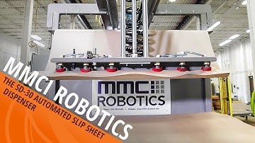 MMCI Robotics | The SD-30 Automated Slip Sheet Dispenser