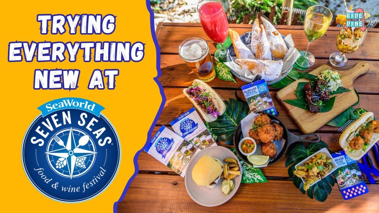 Trying Every New Item at SeaWorld Seven Seas Fest 2025