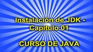 CURSO JAVA - Instalación de JDK - Capitulo 01 Profile